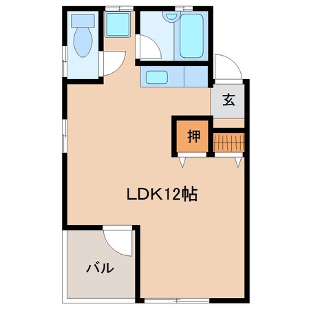 古川駅 徒歩25分 2階の物件間取画像